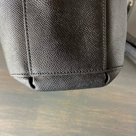 Coach Black Pebbled Leather Mini Kelsey Satchel – Crossbody + Shoulder Bag - Picture 6 of 11